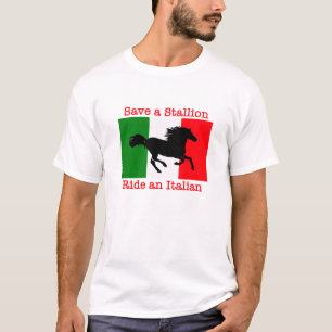 Sauvez un tour d'étalon un T-shirt italien