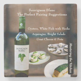 Sauvignon Blanc Wijncombinatie Gids Stenen Onderzetter