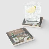 Sauvignon Blanc Wijncombinatiegids Stenen Onderzetter (Zijkant)