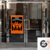 Sauvignon Blanc Wine Drinker Raamsticker (Kantoordeur)