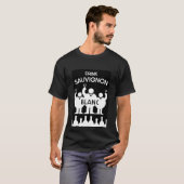 Sauvignon Blanc Wine Drinker T-shirt (Voorkant volledig)