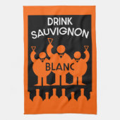 Sauvignon Blanc Wine Drinker Theedoek (Verticaal)