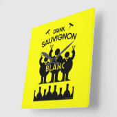 Sauvignon Blanc Wine Drinker Vierkante Klok (Hoek)