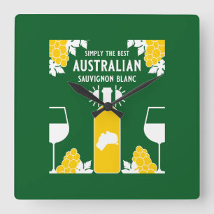 Sauvignon Blanc Wine Drinker Vierkante Klok