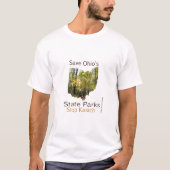Sauvons le T-shirt des Parcs d'État de l'Ohio (Devant)