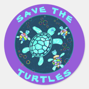 Sauvons les Autocollants Tortues