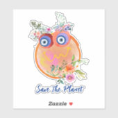 Sauvons Les Stickers Planète (Feuille)