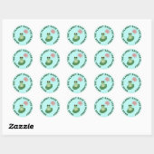 Sauvons Les Stickers Planète Cute Frog (Feuille)