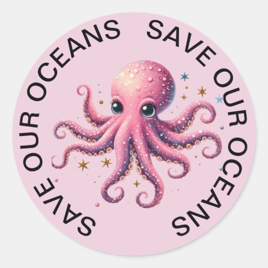 Sauvons nos océans Stickers Pipe (Devant)