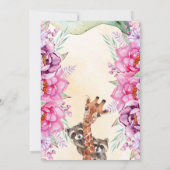 Sauvons-nous ! Carte d'invitation pour enfants Jun (Dos)