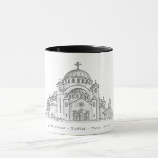 Sava-kerk, Belgrado, Servië Mok (Midden)