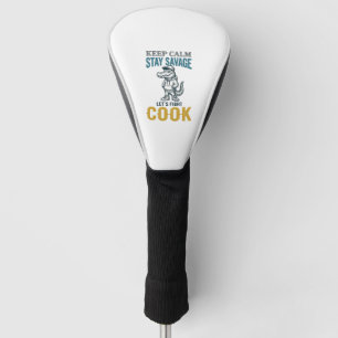Savage Cook Alligator Vintage Gravure Grafisch_1 Golfheadcover