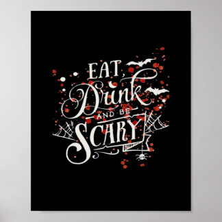 Savage Halloween Spooky Aesthetic Poster
