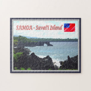 Savai'i Island - Kustlijn - Samoa - Legpuzzel