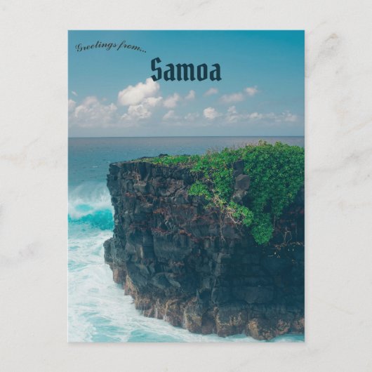Savai'i Samoa Briefkaart (Voorkant)
