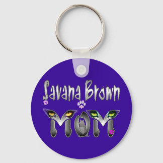 Savana Brown Cat Mam Gifts Sleutelhanger
