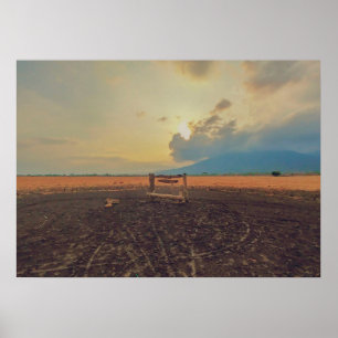 Savanna - Landschap Cityscape Natuur Scenery Poster