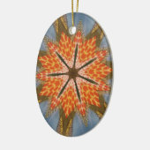 Savanna Star Bloom – Een gedurfde Afrikaanse diere Keramisch Ornament (Links)