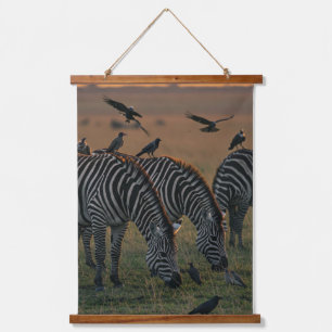 Savanna Stripes Serenade Bois tapisserie murale