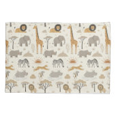Savanna Sunrise Safari Pattern ID1259 Kussensloop (Achterkant)