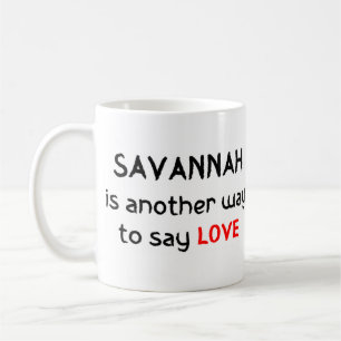 savannah amour café tasse