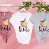 Savannah Bachelorette-Bridal Party-Peachy Bride T-shirt