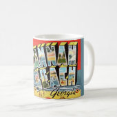 Savannah Beach Géorgie 2 Salutation Mug (Devant droit)