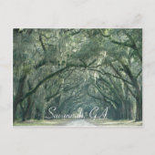 Savannah, carte postale GA (Devant)