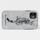 Savannah Cat Personal iPhone 5 Coque (Dos (Horizontal))