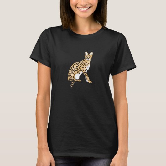 Savannah Cat T-shirt (Voorkant)