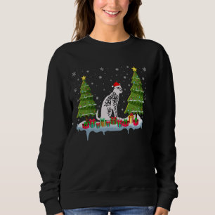 Savannah Cat Xmas Tree Lighting Mannen Vrouwen Lel Trui