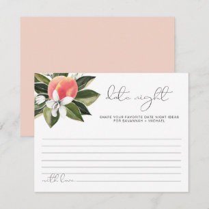 SAVANNAH Cute Peach Date Nuit Idées Conseil Carte
