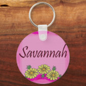 Savannah Daisy Sleutelhanger (Voorkant)