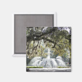 Savannah Forsyth Fountain Magnet Magneet (Voorkant / Achterkant)