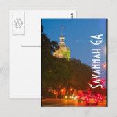 Savannah GA Briefkaart (Voorkant / Achterkant)