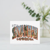 Savannah GA Briefkaart (Staand voorkant)