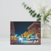 Savannah GA Briefkaart (Staand voorkant)
