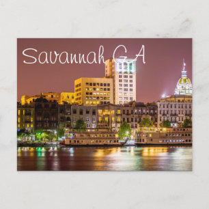Savannah GA Briefkaart