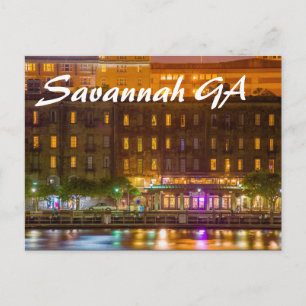 Savannah GA Briefkaart