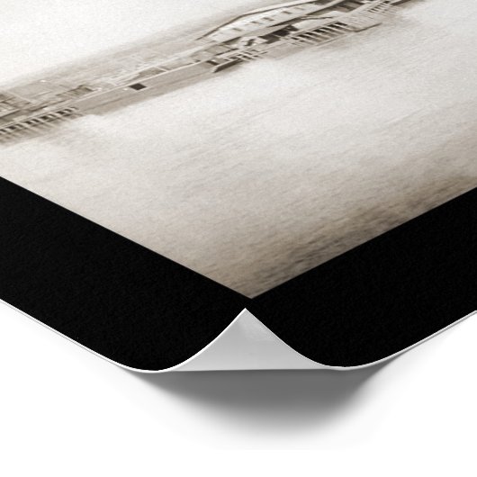 Savannah, GA Docks Photo 1909 Poster (Hoek)