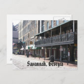 Savannah, Georgia Briefkaart (Voorkant / Achterkant)
