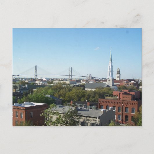 Savannah Georgia Briefkaart (Voorkant)