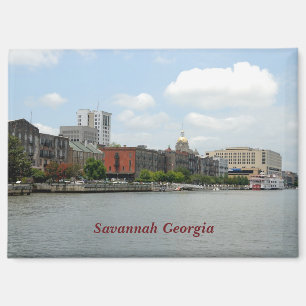 Savannah Georgia Briefkaart Magneet