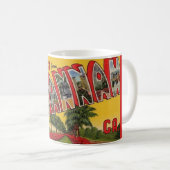 Savannah Georgia Carte postale Salutation Mug (Devant droit)