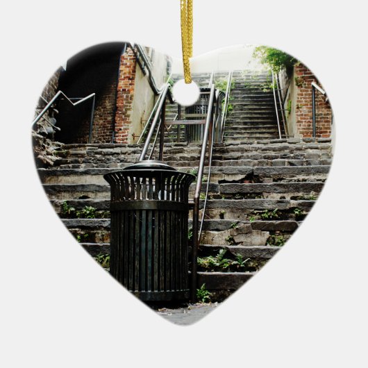 Savannah Georgia Downtown Historic Keramisch Ornament (Voorkant)