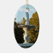 Savannah Georgia Forsyth Park Fountain Keramisch Ornament (Rechts)
