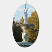 Savannah Georgia Forsyth Park Fountain Keramisch Ornament (Links)