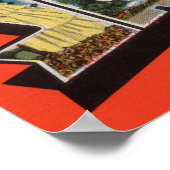 Savannah, Georgia - Grote Letter Scenes 2 Poster (Hoek)