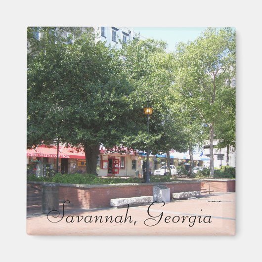 Savannah, Georgia Magneet (Voorkant)
