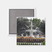 savannah georgia magneet (Voorkant / Achterkant)